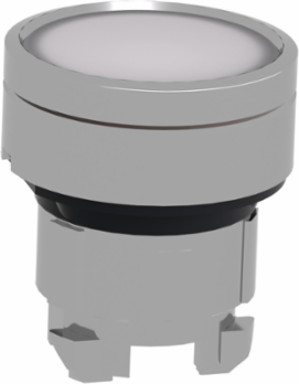 Harmony XB4 Pushbutton Head, 22mm, Spring Return, IP66, Metal Bezel