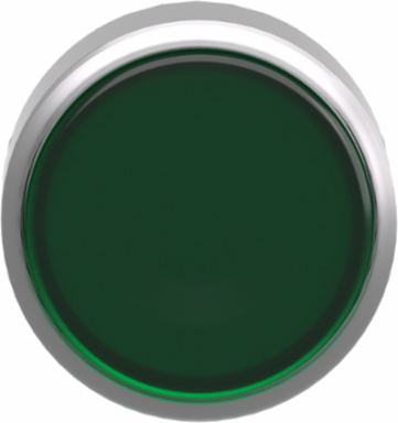 Harmony XB4 Green Illuminated Push Button Head, 22mm, IP66, Spring Return