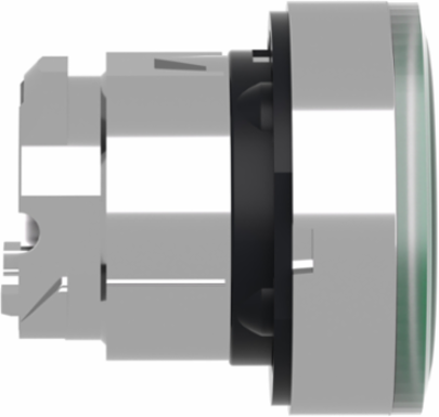 Harmony XB4 22mm Green Metal Flush LED Push Button Head, IP66 Rated