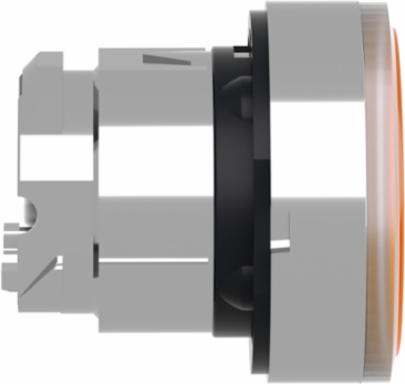 Harmony XB4 22mm Orange Metal Illuminated Push Button Head, IP66