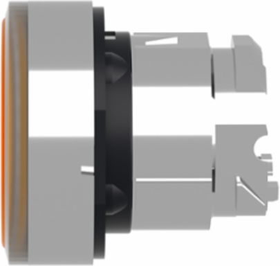 Harmony XB4 22mm Orange Metal Illuminated Push Button Head, IP66