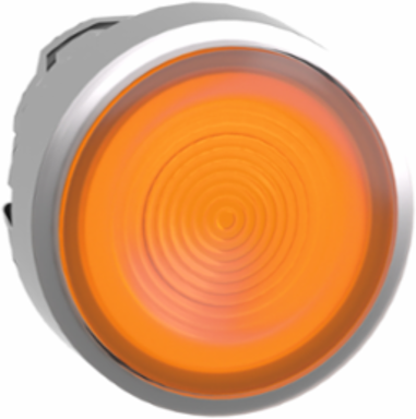 Harmony XB4 Illuminated Push Button Head, 22mm, Metal, Spring Return, IP66