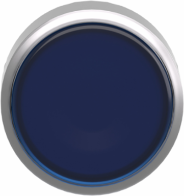 Harmony XB4 22mm Blue Metal Illuminated Push Button Head, IP66, Spring Return