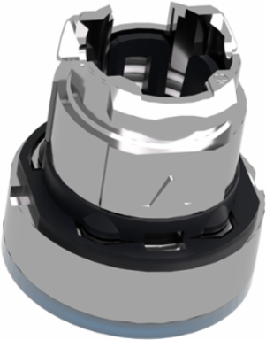 Harmony XB4 22mm Blue Metal Illuminated Push Button Head, IP66, Spring Return