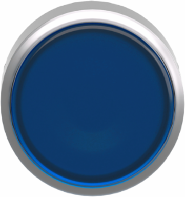 Harmony XB4 Illuminated Push Button Head, 22mm, Blue Flush, IP66