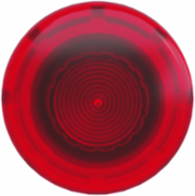 Harmony XB4 40mm Red Mushroom Illuminated Push Button, IP66, Metal Bezel