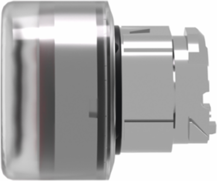 Harmony XB4 Illuminated Push Button Head, 22mm Red Flush, Spring Return