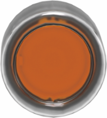 Harmony XB4 22mm Illuminated Push Button Head, Orange Flush, Spring Return, IP66/IP67