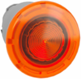Harmony XB4 40mm Illuminated Push Button Head, Metal, Orange Mushroom, IP66