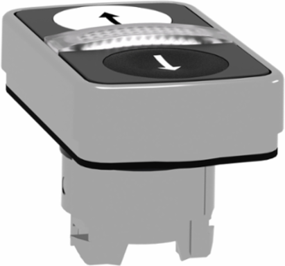Harmony XB4 Illuminated Double Head Push Button 22mm, IP66, Metal, Spring Return