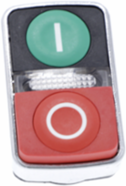 Harmony XB4 Illuminated Push Button Head, 22mm, Metal, IP66/IP69K