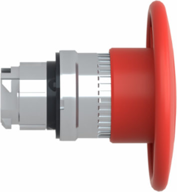 Harmony XB4 Emergency Stop Head, 60mm Metal Mushroom, IP66, Push-Pull