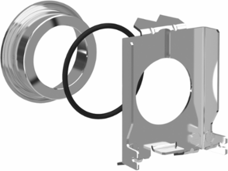 Harmony XB4 Flush Mounting Kit 30.5mm, IK06, IP66/IP69 Rated