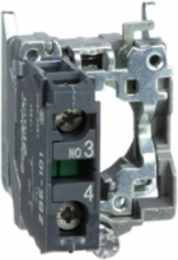 Harmony XB4 Single Contact Block, 1NO, Screw Clamp Terminal, IP20