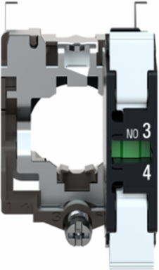 Harmony XB4 Single Contact Block, 1 NO, IP20, 30 mm Depth, Silver Alloy