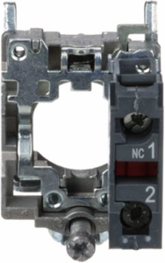Harmony XB4 Single Contact Block, 1 NC, Screw Clamp Terminal, 37 mm Depth