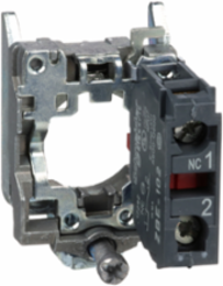 Harmony XB4 Single Contact Block, 1 NC, Screw Clamp Terminal, 37 mm Depth