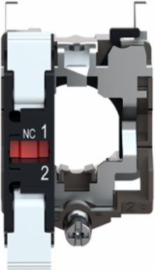 Harmony XB4 Single Contact Block, 1 NC, Metal, IP20, 0.049 kg