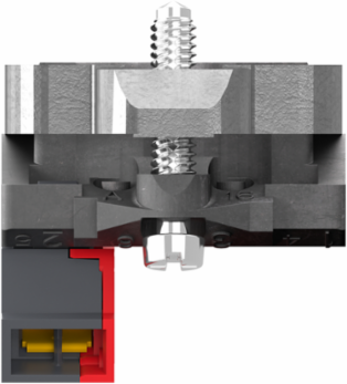Harmony XB4 Single Contact Block, 1 NC, Metal, IP20, 0.049 kg