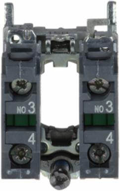 Harmony XB4 Metal Single Contact Block 2 NO, IP20, -40 to 70 C