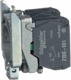 Harmony XB4 Metal Single Contact Block 2 NO, IP20, -40 to 70°C