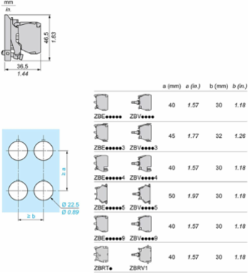 Harmony XB4 Single Contact Block, 2NC, Screw Clamp Terminal, IP20