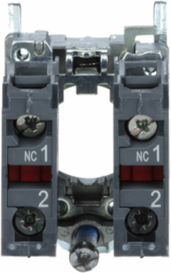 Harmony XB4 Single Contact Block, 2NC, Screw Clamp Terminal, IP20