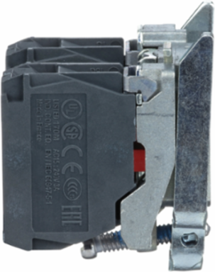 Harmony XB4 Single Contact Block, 2NC, Screw Clamp Terminal, IP20