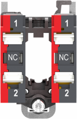 Harmony XB4 Body Contact Assembly, Metal, 2NC, IP20, 0.054 kg