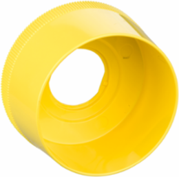 Yellow Plastic Round Guard for 40mm Emergency Stop, IK05, 63.5mm