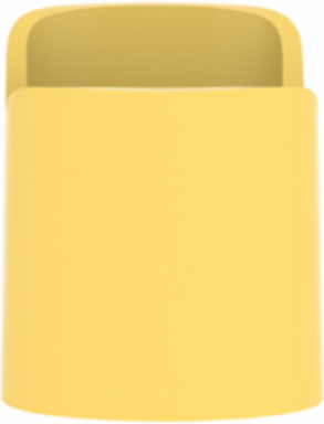 Harmony XB4 Narrow Flange Guard for 40mm Emergency Stop, Yellow, 0.042 kg