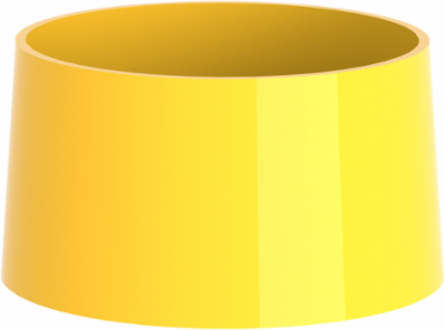 Harmony XB4 Yellow Round Guard for 40mm Emergency Stop, Plastic, 76.2mm