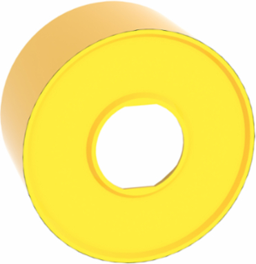 Harmony XB4 Yellow Round Guard for 40mm Emergency Stop, Plastic, 76.2mm