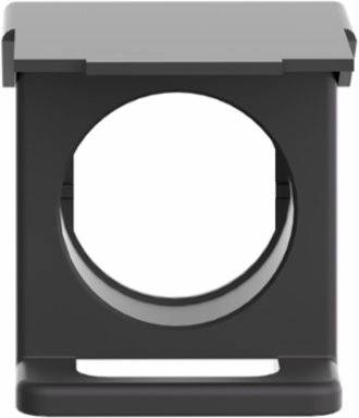 Padlockable Flap for 22mm Push Button, Black, Harmony XB4/XB5