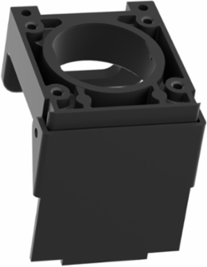 Padlockable Flap for 22mm Push Button, Black, Harmony XB4/XB5