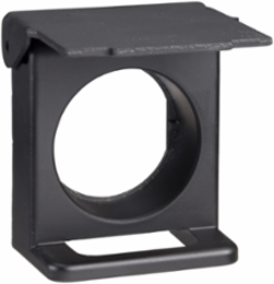 Padlockable Flap for 22mm Push Button, Black, Harmony XB4/XB5