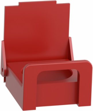 Harmony XB4 Padlockable Flap for 22mm Push Button, Red
