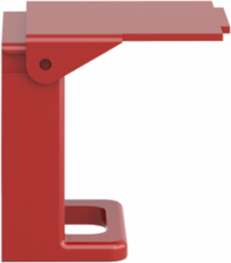 Harmony XB4 Padlockable Flap for 22mm Push Button, Red