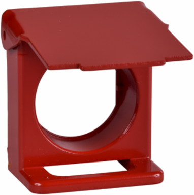 Harmony XB4 Padlockable Flap for 22mm Push Button, Red