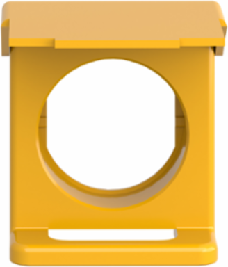 Harmony XB4 Padlockable Flap for 22mm Push Buttons, Yellow