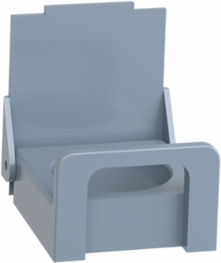 Harmony XB4 Padlockable Flap for 22mm Push Button, Blue