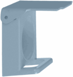 Harmony XB4 Padlockable Flap for 22mm Push Button, Blue