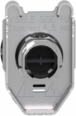 Harmony XB4 30.5mm Metal Flush Push Button Head, Spring Return, IP69K