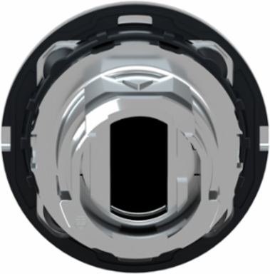 Harmony XB4 Flush Push Button Head 30mm Metal Black Spring Return