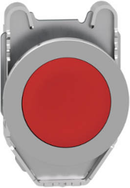 Harmony XB4 30mm Red Metal Flush Push Button Head, Spring Return, IP69 Protection