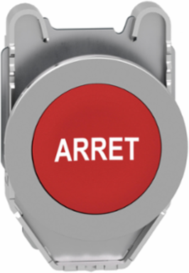 Harmony XB4 30.5mm Non-Illuminated Push Button Head, Red ARRET Marking
