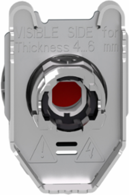 Harmony XB4 Illuminated Push Button Head, 30.5 mm, Red, IP69K, Metal