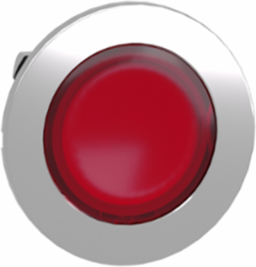 Harmony XB4 Illuminated Push Button Head, 30.5 mm, Red, IP69K, Metal