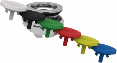Harmony XB4 30.5mm Metal Push Button Head, 6 Colours, IP69K