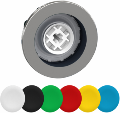 Harmony XB4 30.5mm Metal Push Button Head, 6 Colours, IP69K